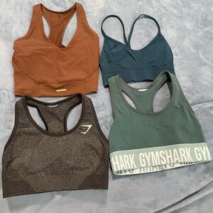 Gymshark Bra Bundle (size xs)